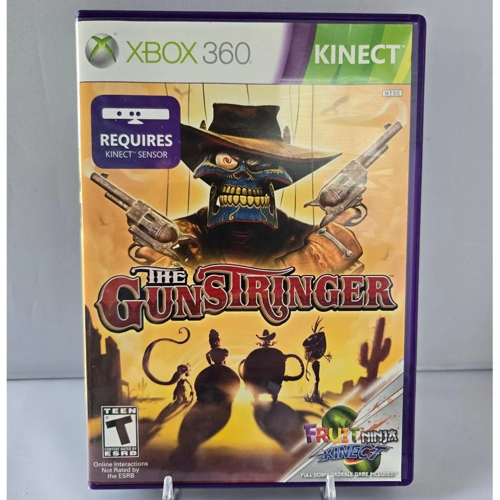 The Gunstringer - Xbox 360 Kinect - Complete CIB W/ Manual Tested & Working